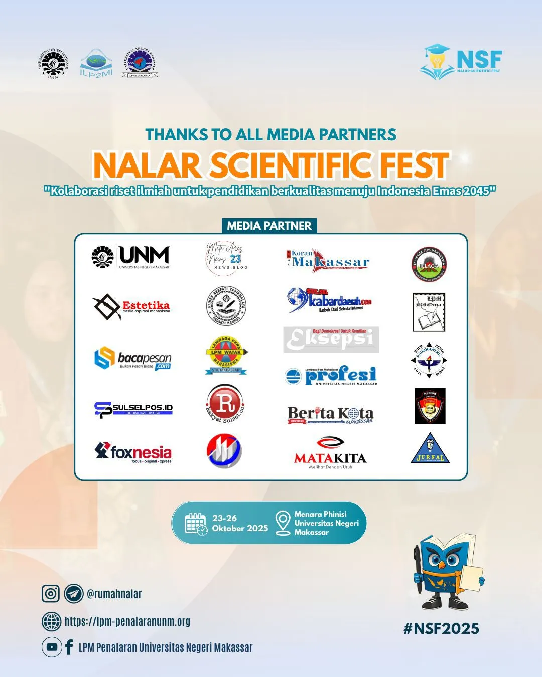 THANKS MEDIA PARTNER