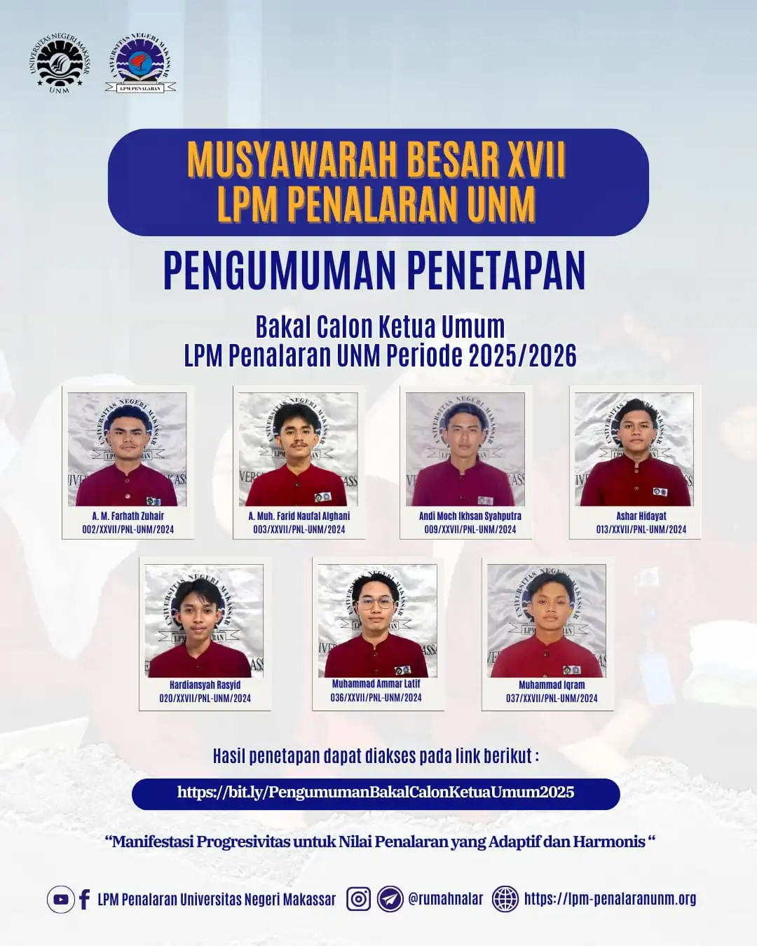 penetapan calon ketum