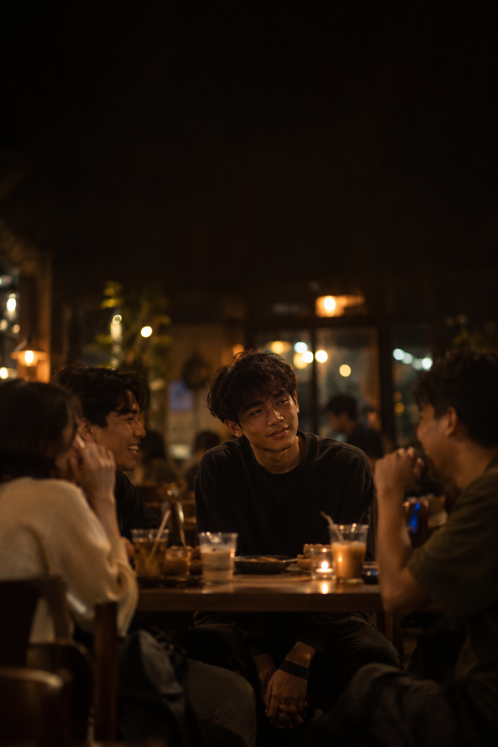 Malam Hangat di Kafe